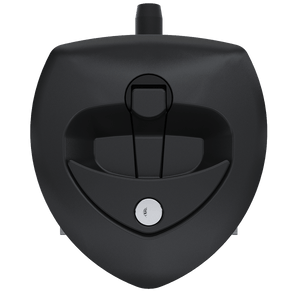 Southco Flush Mount Curved Lift-and-Turn Compression T-Handle Latch with key lock, Black