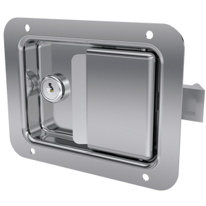 Key lockable Stainless Steel Paddle Latch with CH510 Key