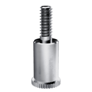 Self-Clinching Standoff, Male, Stainless Steel, Passivated, Metric, M3.5x0.6 x 12, 7.14 Hole dia, 100 Pack