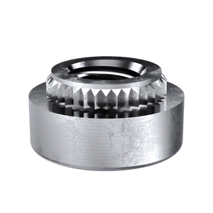 Broaching Nut, 300 Series Stainless Steel, Passivated, Metric, M5x0.8, 100 Pack