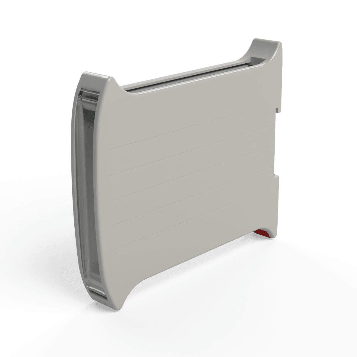 Italtronic Railbox DIN Rail Plastic Enclosure Case, Grey - 17.5mm Wide - KRC17.5