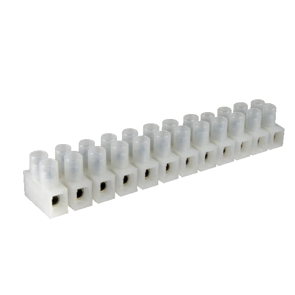 8MM Pitch Eurostrip Screw Terminal Block - 12 Pole