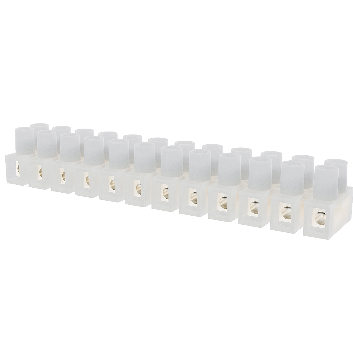 8MM Pitch Eurostrip Screw Terminal Block - 12 Pole
