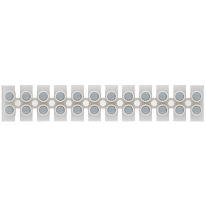 8MM Pitch Eurostrip Screw Terminal Block - 12 Pole