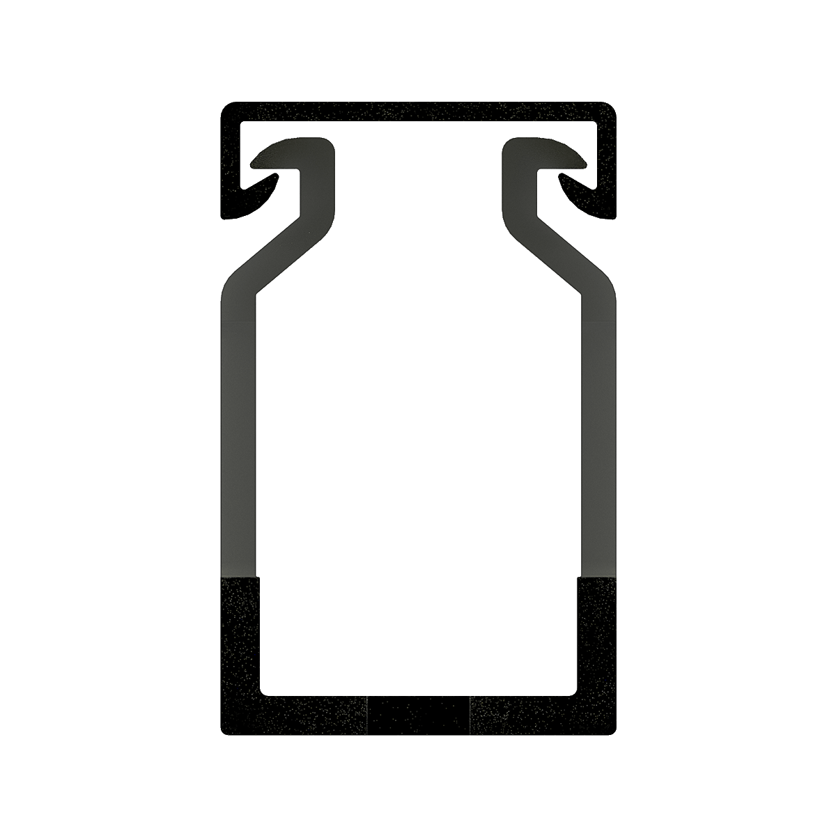 25mm x 40mm Cable Wiring Duct with Narrow Finger spacing and Removable Duct Cover, 2-meter long