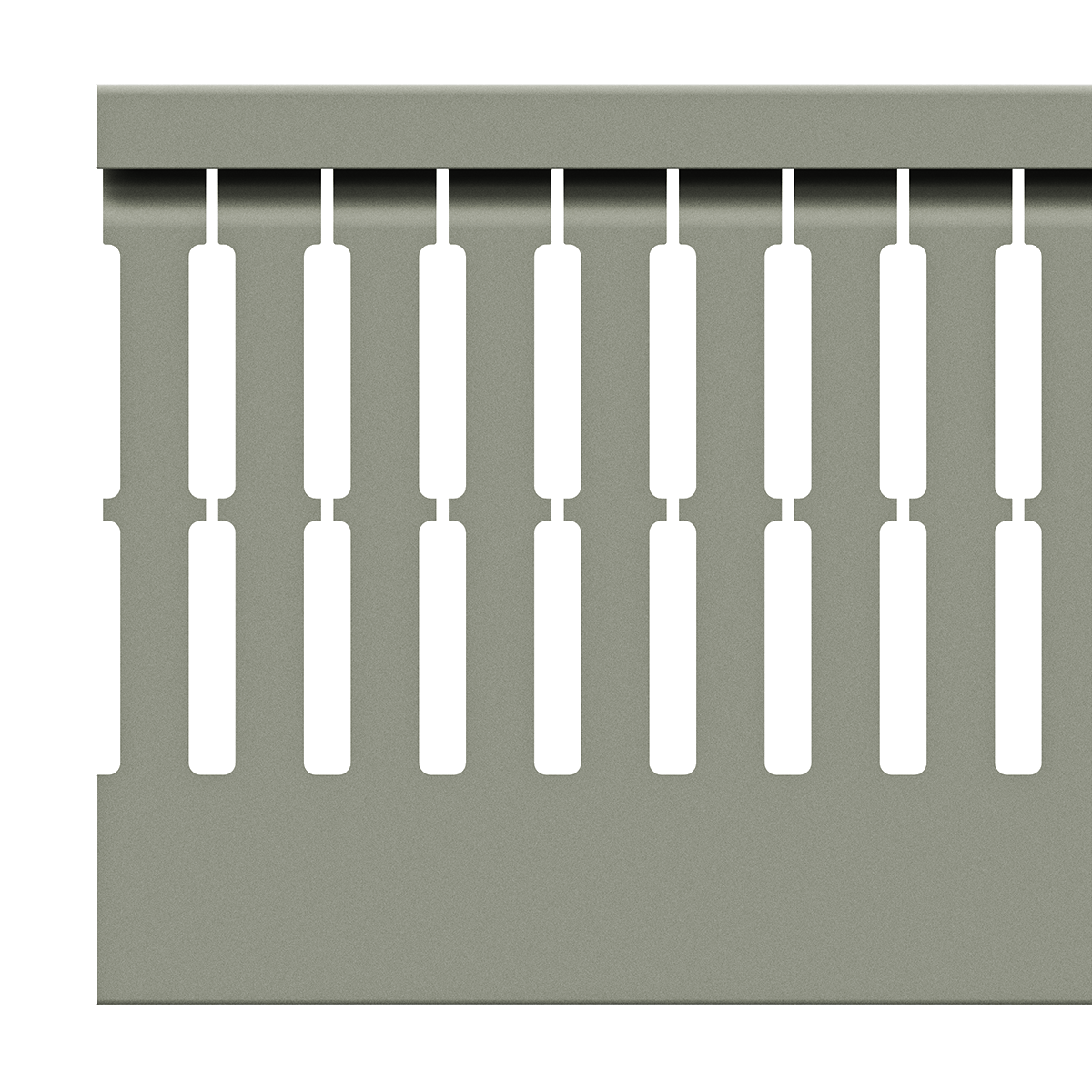 25mm x 80mm Cable Wiring Duct with Narrow Finger spacing and Removable Duct Cover, 2-meter long