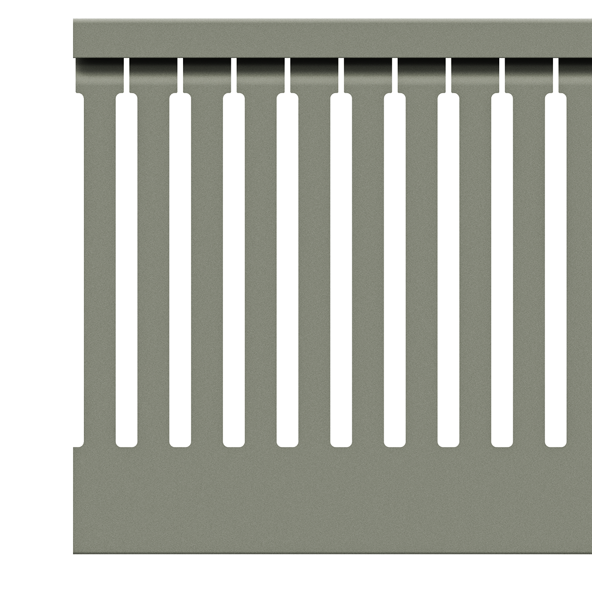 25mm x 100mm Cable Wiring Duct with Narrow Finger spacing and Removable Duct Cover, 2-meter long