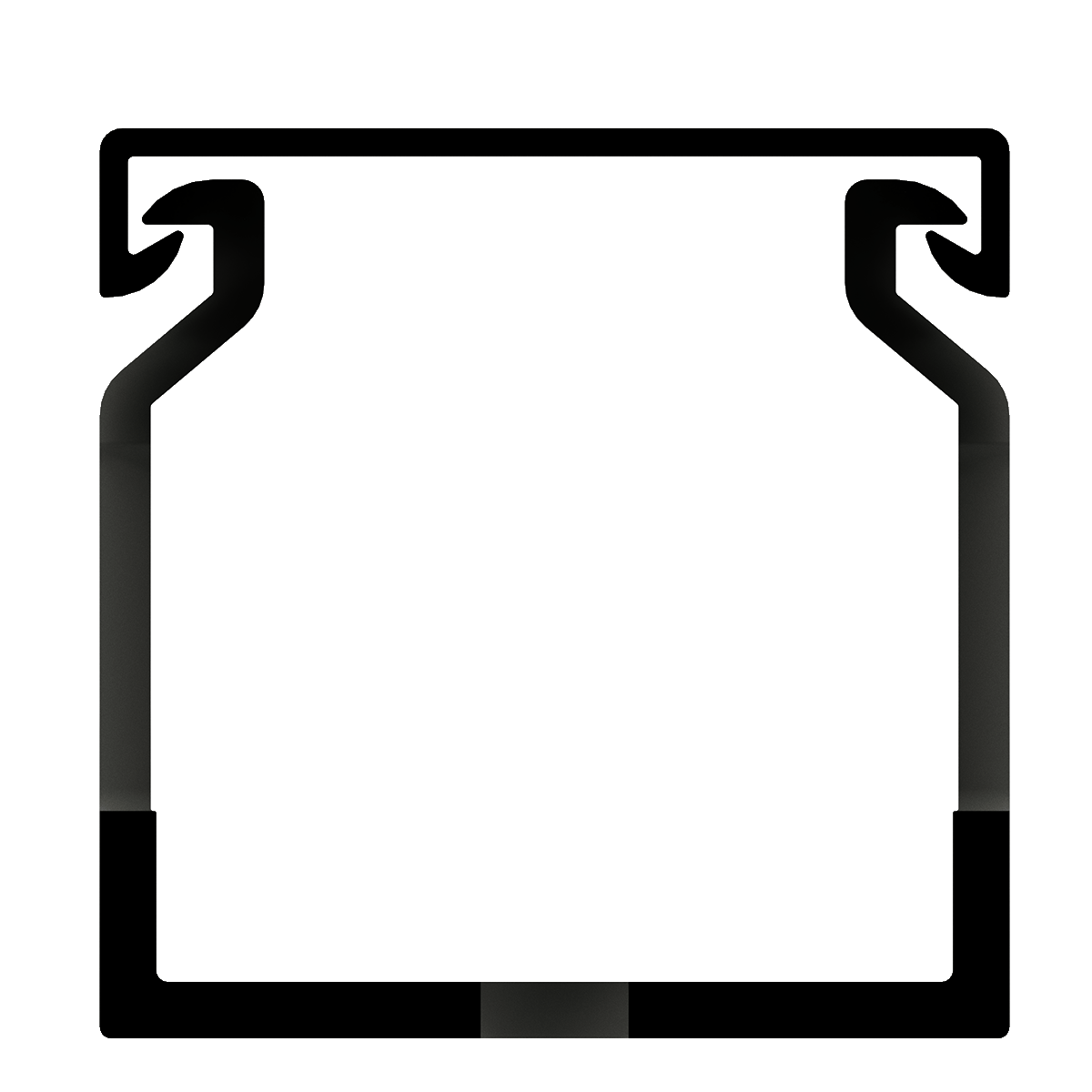 40mm x 40mm Cable Wiring Duct with Narrow Finger spacing and Removable Duct Cover, 2-meter long