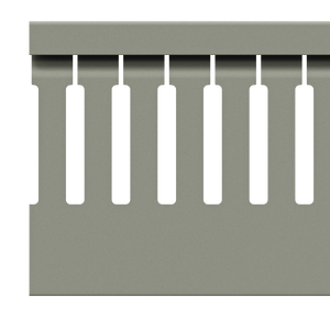 40mm x 60mm Cable Wiring Duct with Narrow Finger spacing and Removable Duct Cover, 2-meter long