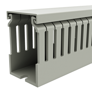 40mm x 60mm Cable Wiring Duct with Narrow Finger spacing and Removable Duct Cover, 2-meter long