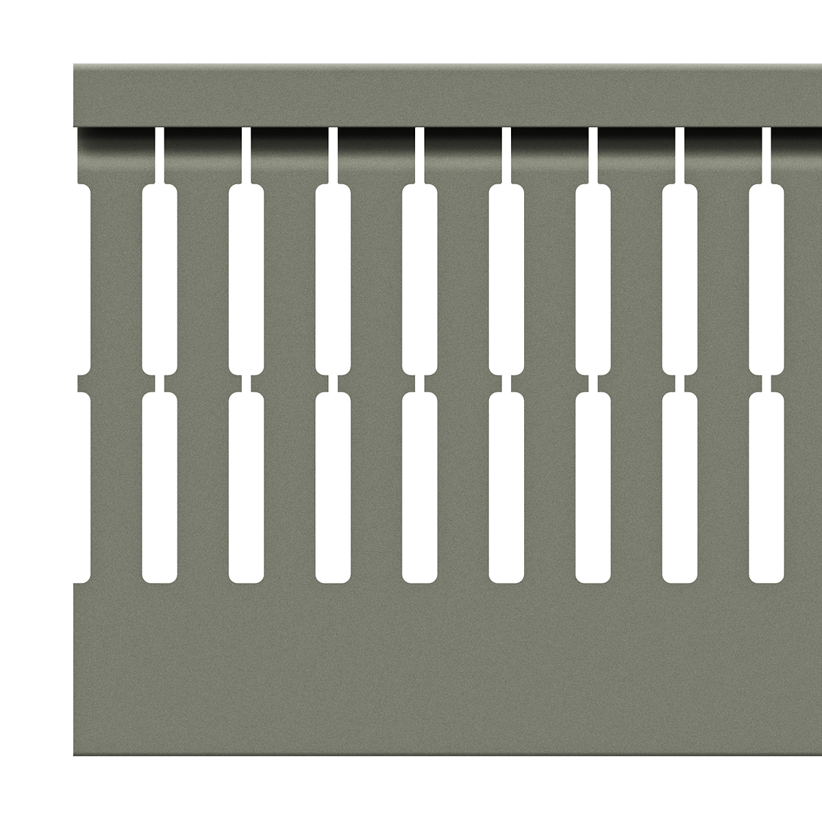 60mm x 80mm Cable Wiring Duct with Narrow Finger spacing and Removable Duct Cover, 2-meter long