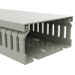 80mm x 40mm Cable Wiring Duct with Narrow Finger spacing and Removable Duct Cover, 2-meter long