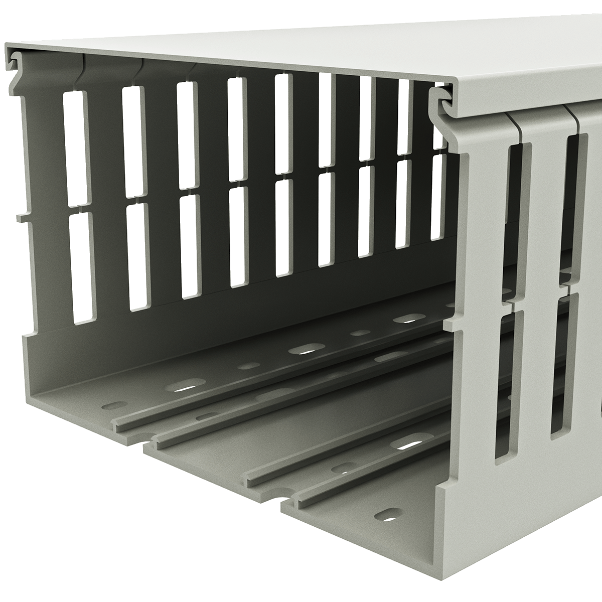 150mm x 100mm Cable Wiring Duct with Narrow Finger spacing and Removable Duct Cover, 2-meter long