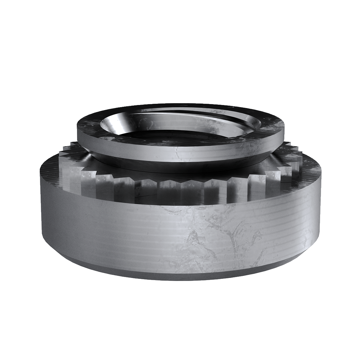 Self-Clinching Nut Steel Zinc Clear Metric M12x1.75 x 2, 50 Pack