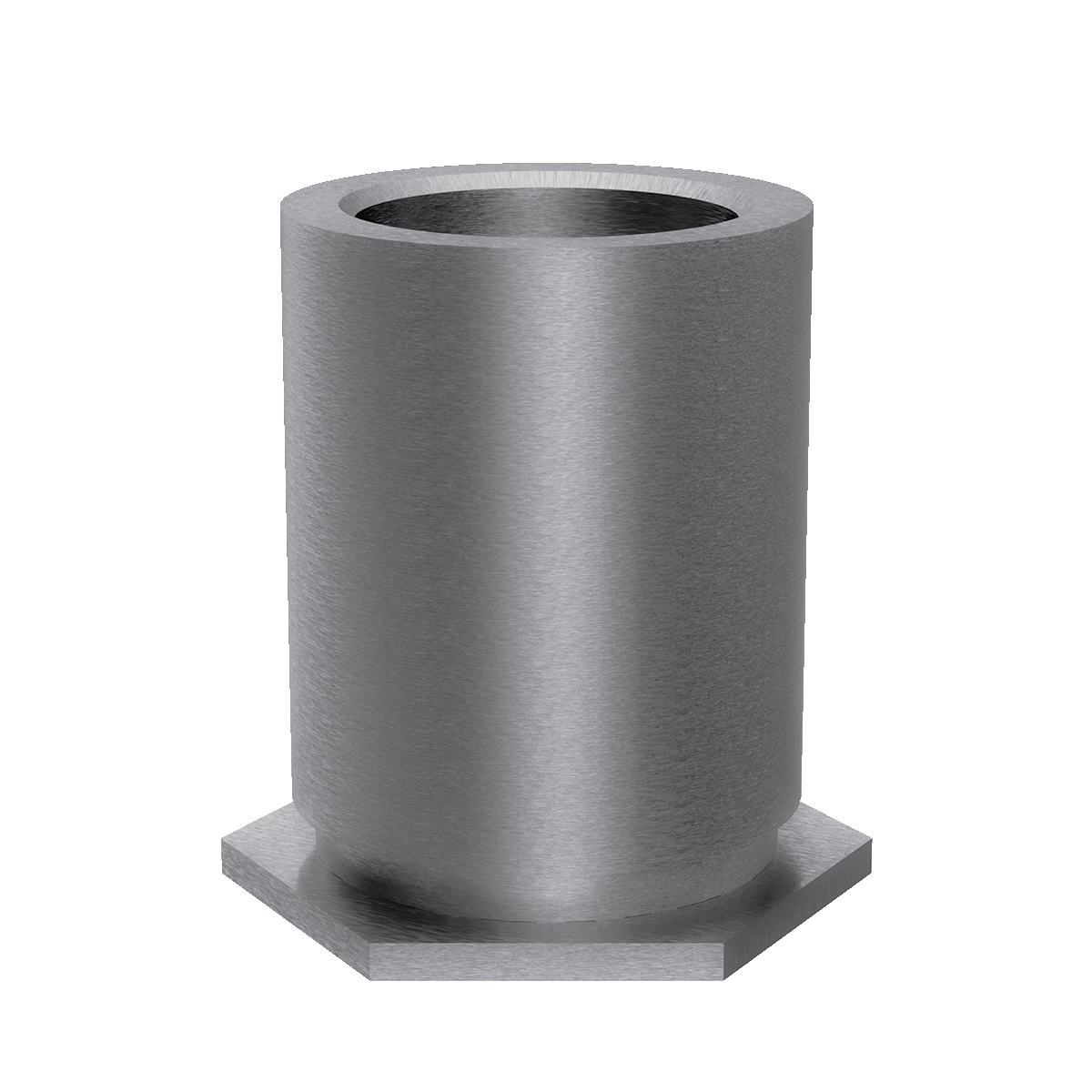 Self-Clinching Standoff, Thru Threaded For SS Sheets, 400 Series Stainless Steel, Passivated, 4-40 x 0.312, Hole Dia.: 0.250, 100 Pack