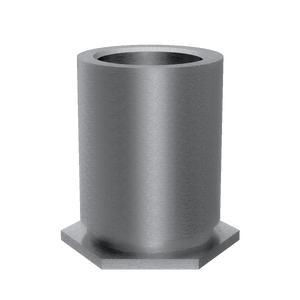 Self-Clinching Standoff, Thru Threaded For SS Sheets, 400 Series Stainless Steel, Passivated, M3.5x0.6 x 22, 100 Pack