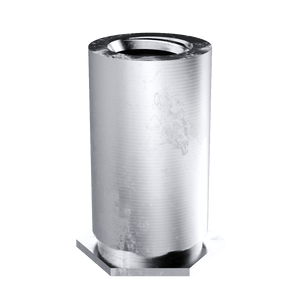 Self-Clinching Standoff, Blind Thread, 300 Series Stainless Steel, Passivated, M5x0.8 x 12, 100 Pack