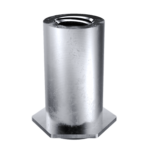 Self-Clinching Standoff, Concealed Head, 300 Series Stainless Steel, Passivated, 4-40 x 0.750, Sheet Thick.: 0.093, 100 Pack