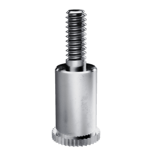 Self-Clinching Standoff, Male, Stainless Steel, Passivated, Metric, M3.5x0.6 x 8, 100 Pack