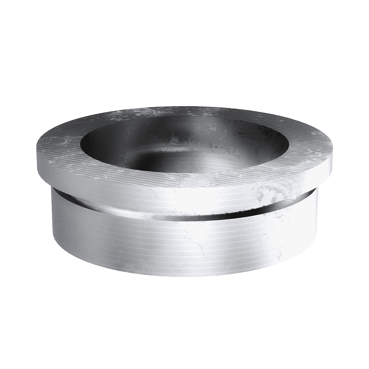 Flush Mounted Retainer Component, 300 Series Stainless Steel, Passivated, Metric, M5x0.8 x 1, 100 Pack