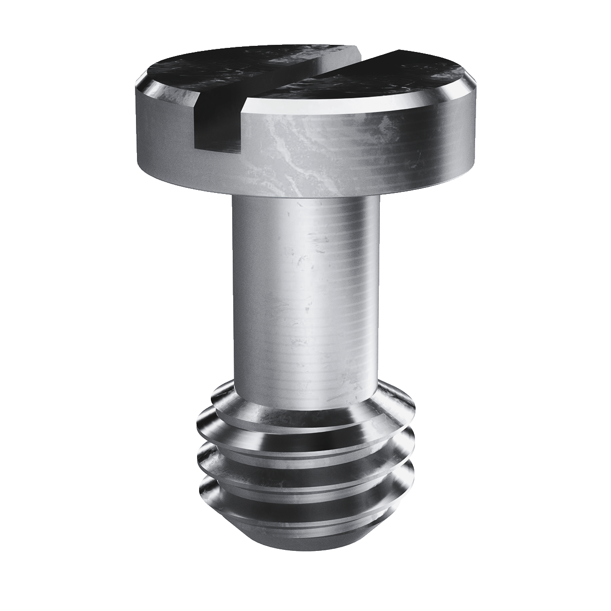 Flush Mounted Panel Screw Component, 300 Series Stainless Steel, Passivated, 10-32 x 40, 100 Pack