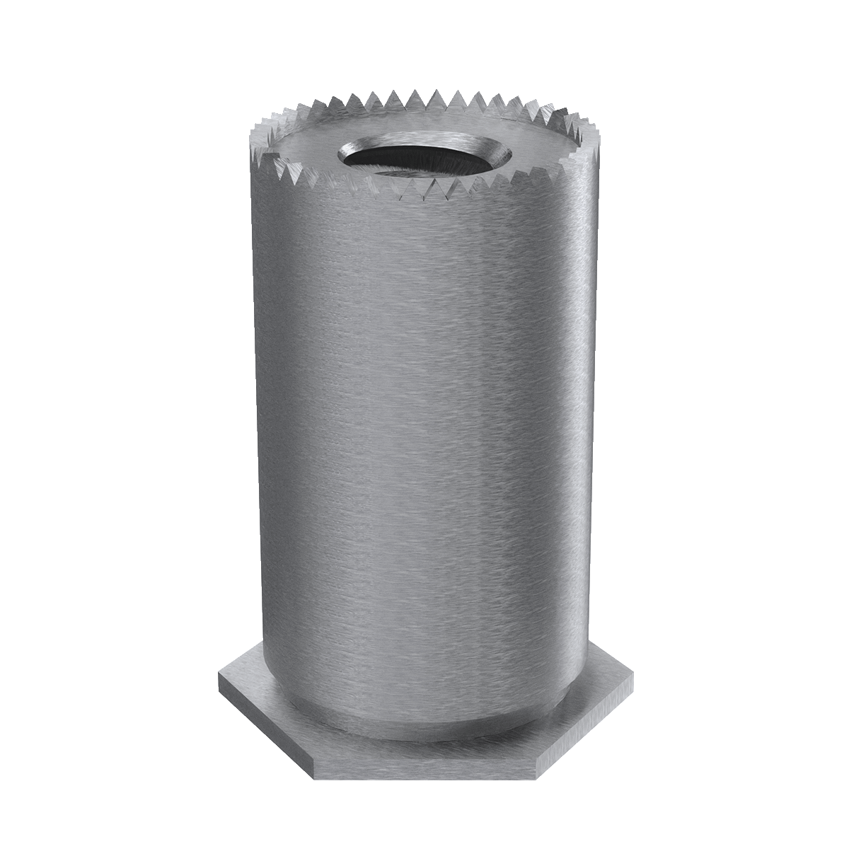 Self-Clinching Standoff, Self-Grounding, 300 Series Stainless Steel, Passivated, 4-40 x 0.312, 100 Pack
