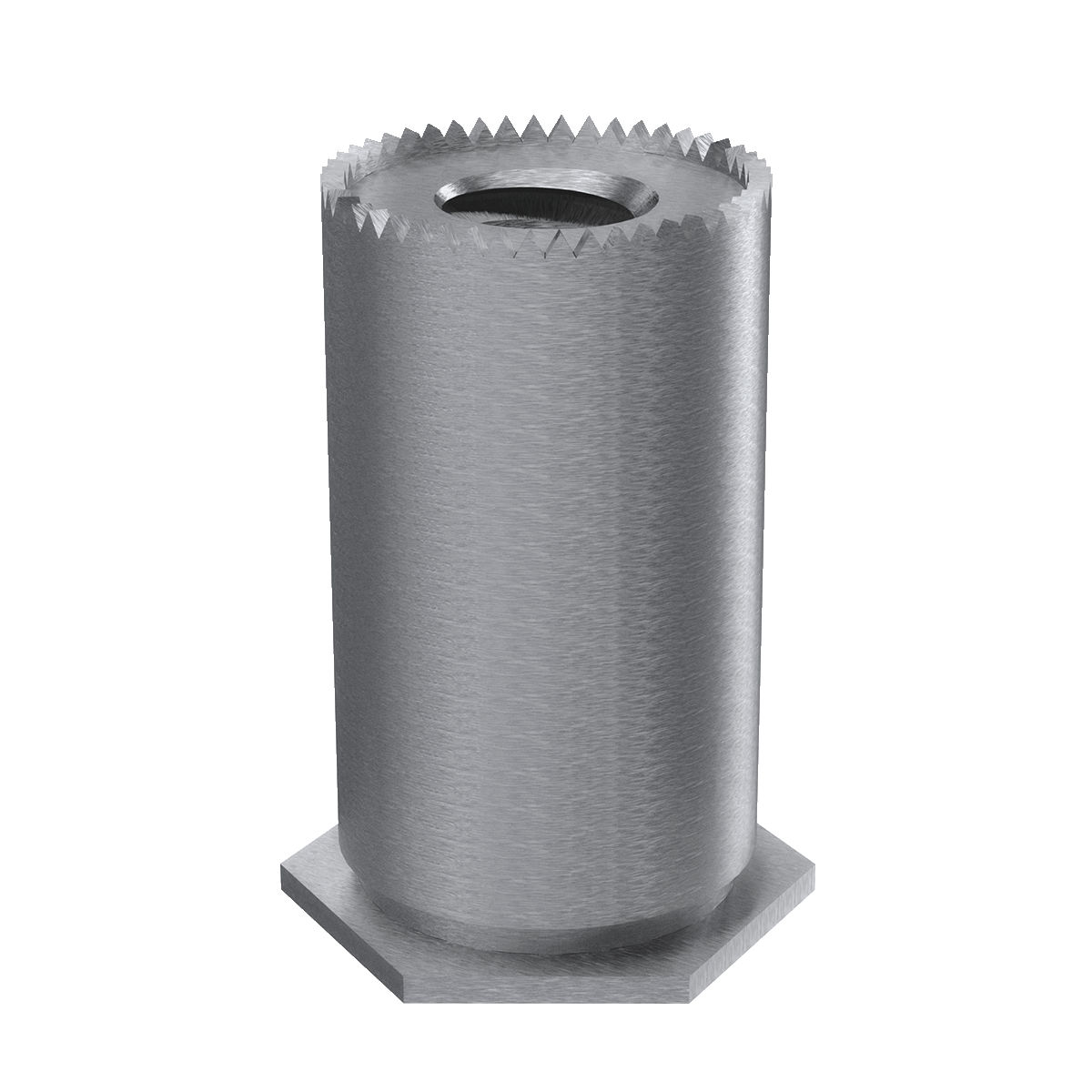 Self-Clinching Standoff, Self-Grounding, 300 Series Stainless Steel, Passivated, M3x0.5 x 10, 100 Pack