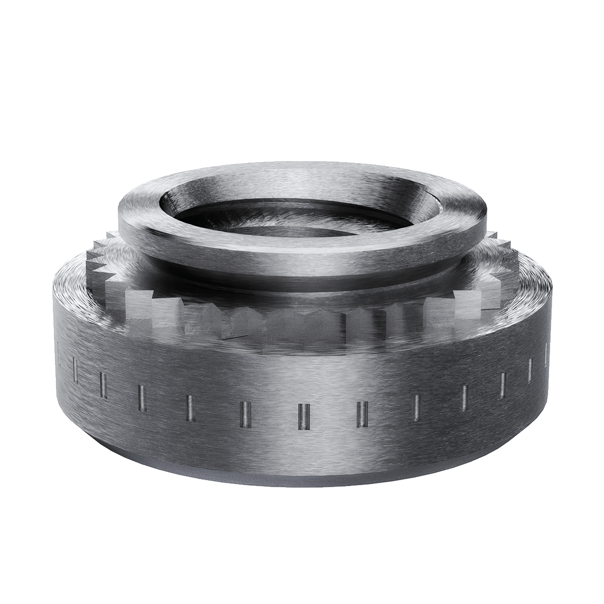 Self-Clinching Nut, For SS, 17-4 Stainless Steel, Passivated, 10-32 x 2, 100 Pack