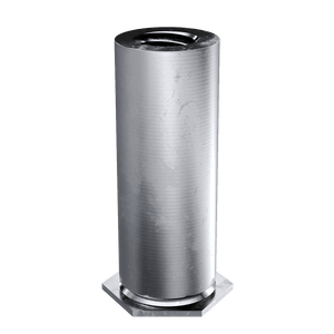 Self-Clinching Standoff, Thin Sheet, 300 Series Stainless Steel, Passivated, M2.5x0.45 x 14, Blind Thread, Hole Dia.: 4.22, 100 Pack