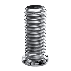 Self-Clinching Stud, Flush Head, 300 Series Stainless Steel, Passivated, M4x0.7 x 35, 100 Pack