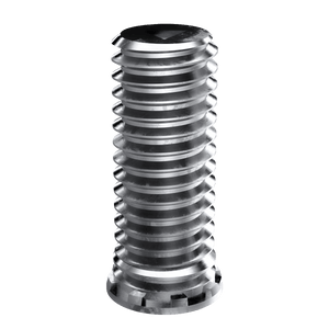 Self-Clinching Stud, Close Edge, Steel, Zinc, 6-32 x 1.000, 100 Pack