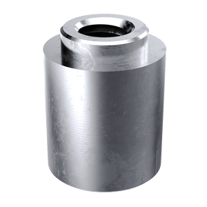 Nut Spacer, Reel Mounted, Steel, Electro Tin, M2x0.4 x 8, 100 Pack
