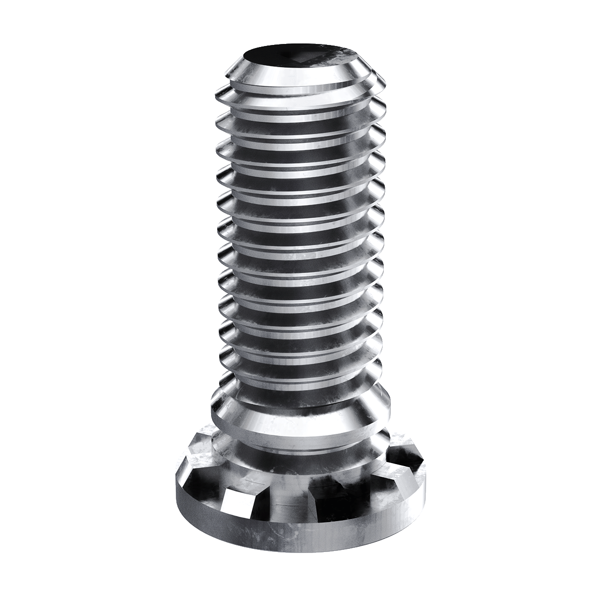 Self-Clinching Stud, High Torque, Steel, Zinc, 10-24 x 0.750, 100 Pack