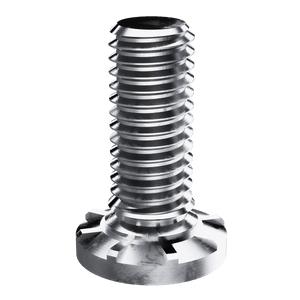 Self-Clinching Stud, Wide Head, Steel, Zinc, 10-32 x 1.250, 100 Pack