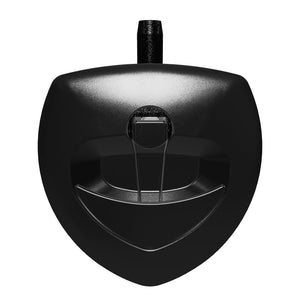 Southco Flush Mount Curved Lift-and-Turn Compression T-Handle Latch, Black