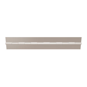 2.0in Open x 72in Long Stainless Steel Continuous Hinge, 0.19in Pin dia, 1.00in knuckle, without Holes
