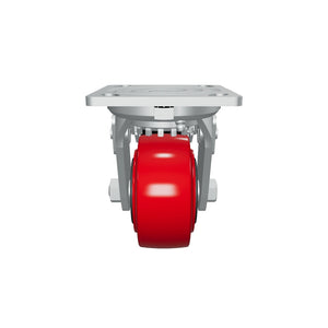 4 x 2-inch Polyurethane Swivel Caster with Full Brake