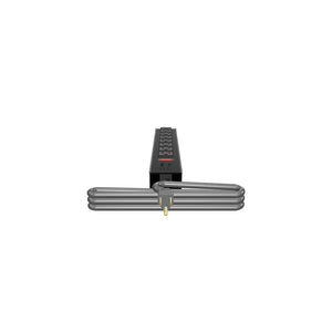 Heavy Duty Power Bar 17in, IEC 8-Outlet, 15 ft. cord, 120VAC, 15A, Black