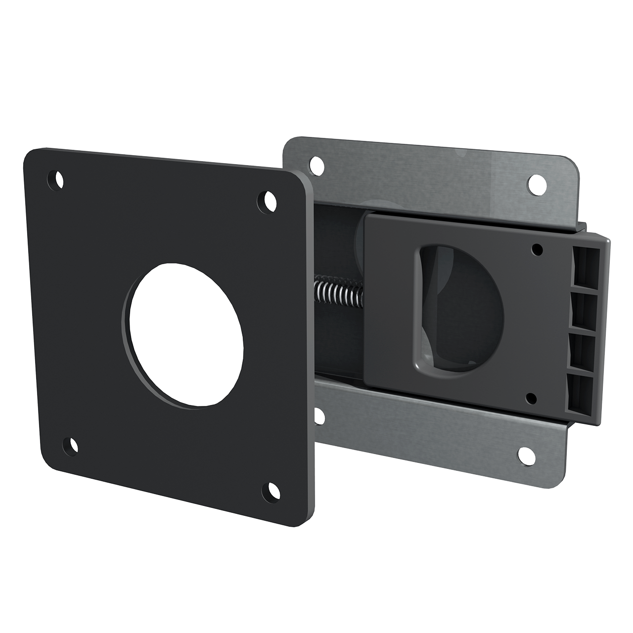 Render of Rear Mount Slam Latch with Spacer