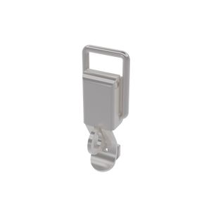 Acier inoxydable Compact Pad lockable Straight loop Drawlatch