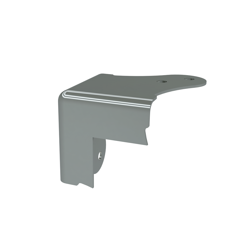 Render of Large Flat Corner with 1 sided notch