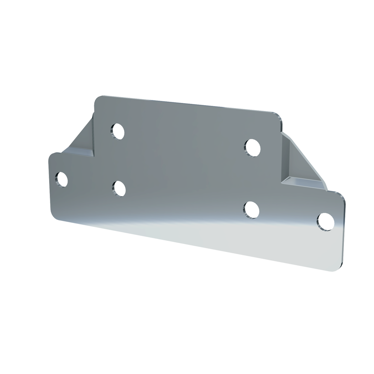 7/8" Offset Flat Clamp, 3/4 view