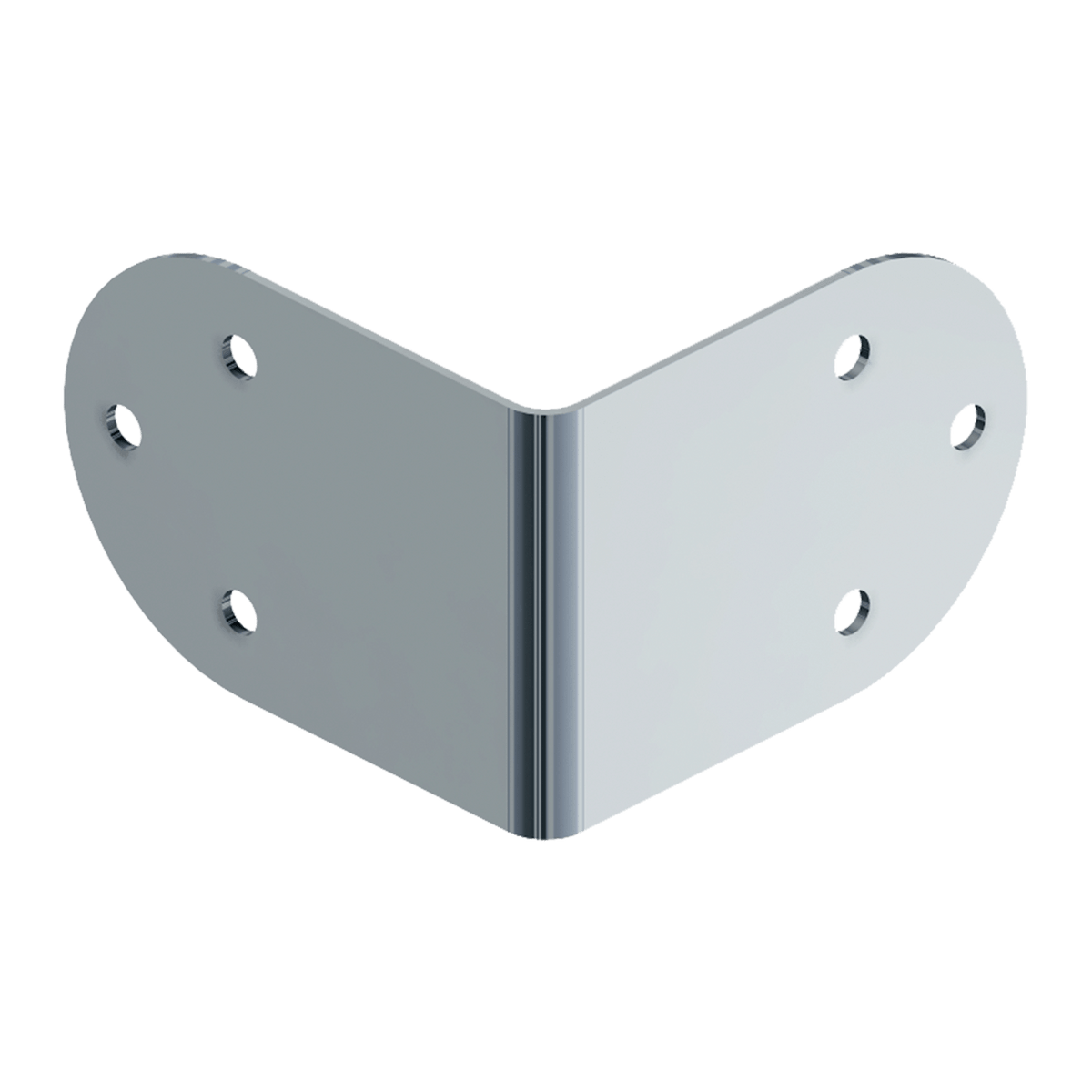 Extra Large Six-Hole Clamp, 3/4 view