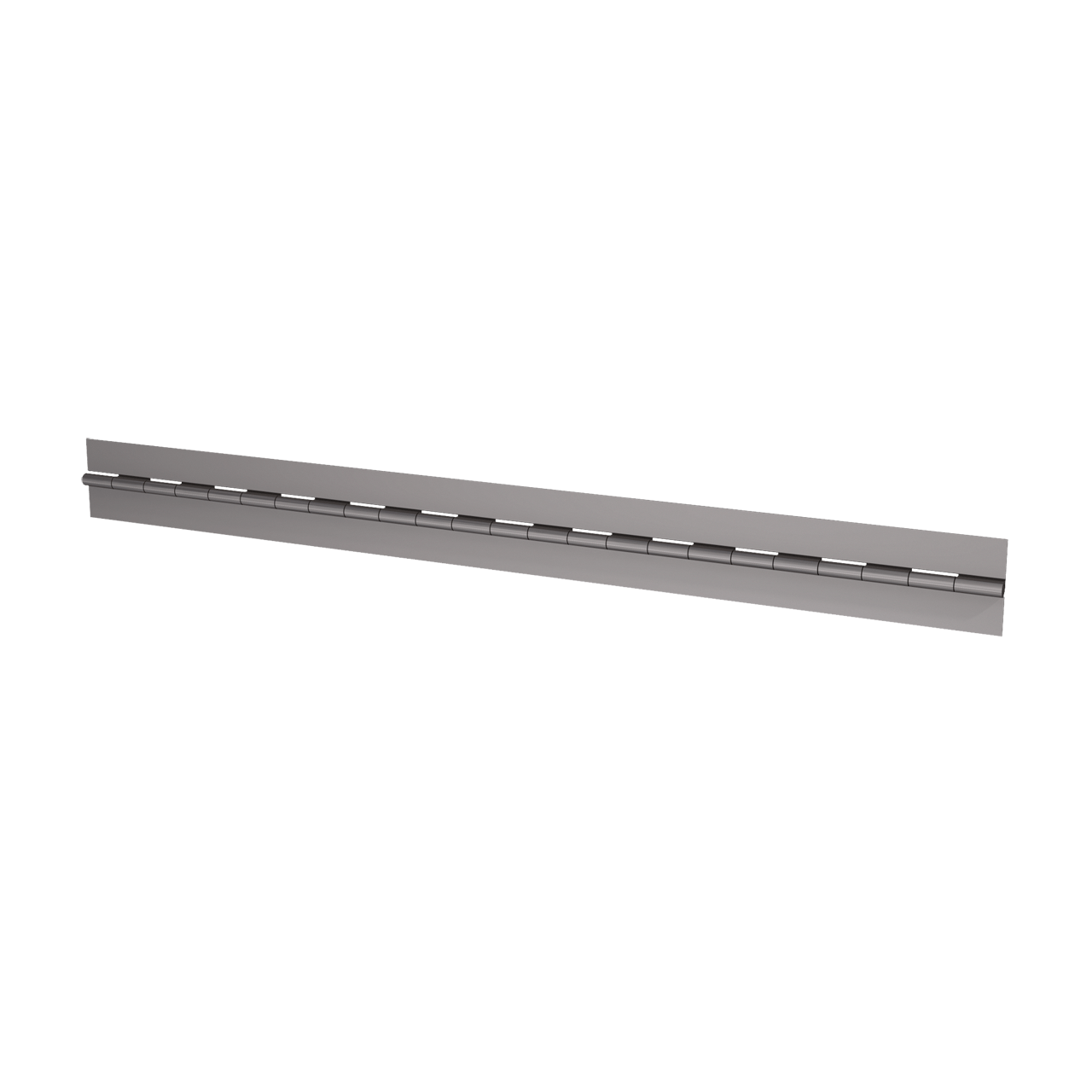 Steel Continuous hinge - 0.03" x 1.06" x 72", Bare Metal