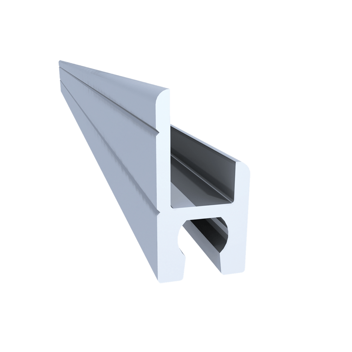 1/4" Aluminum Wide Slot for Water Resistant Seal, 10 EACH Length
