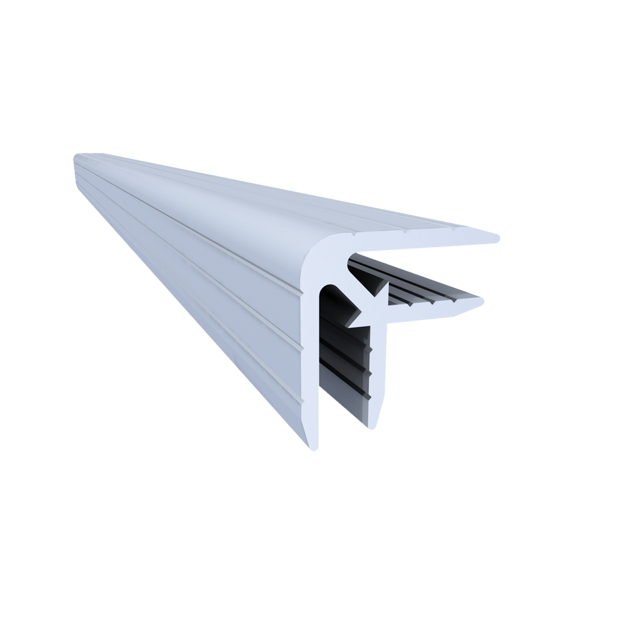 1/8" Aluminum Double Angle, 10 Feet Length