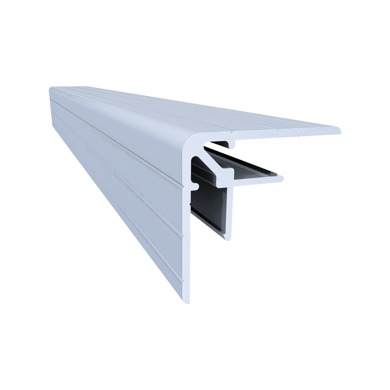 Angle double en aluminium 1/4", longueur 10 pieds