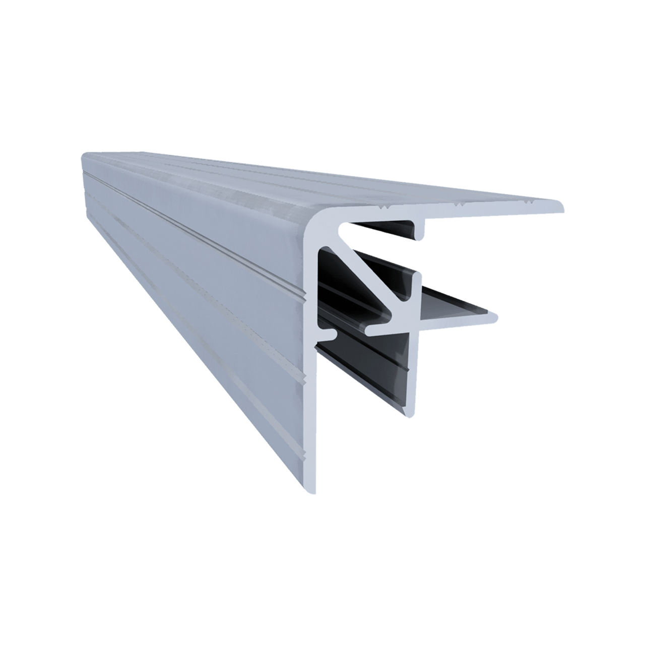 Angle double en aluminium 3/8", longueur 10 pieds