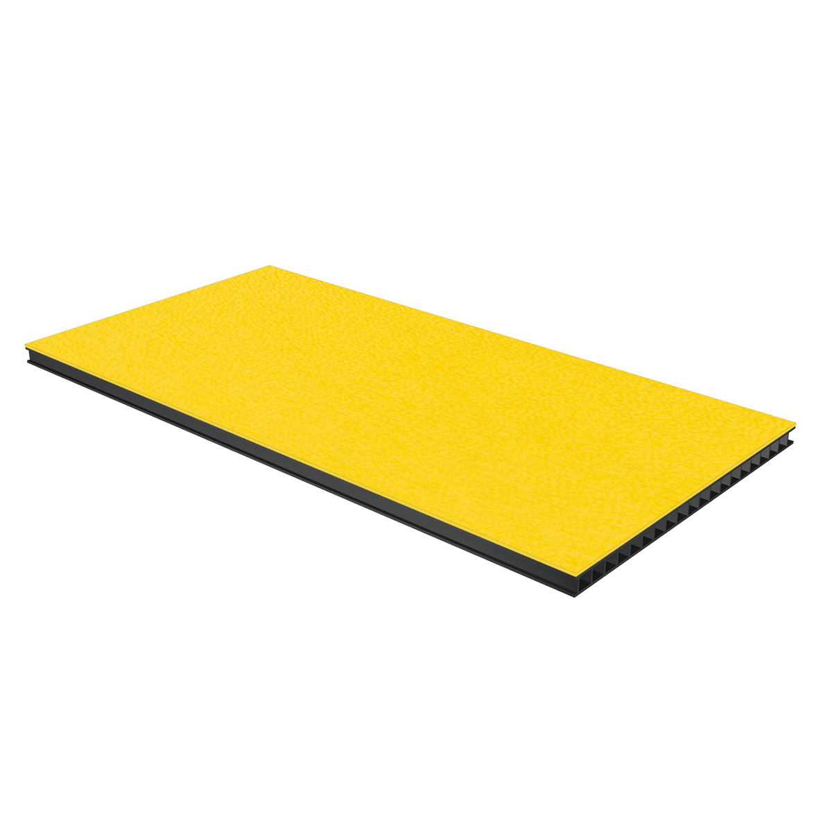 1/4&quot; Corrugated Laminate - Yellow