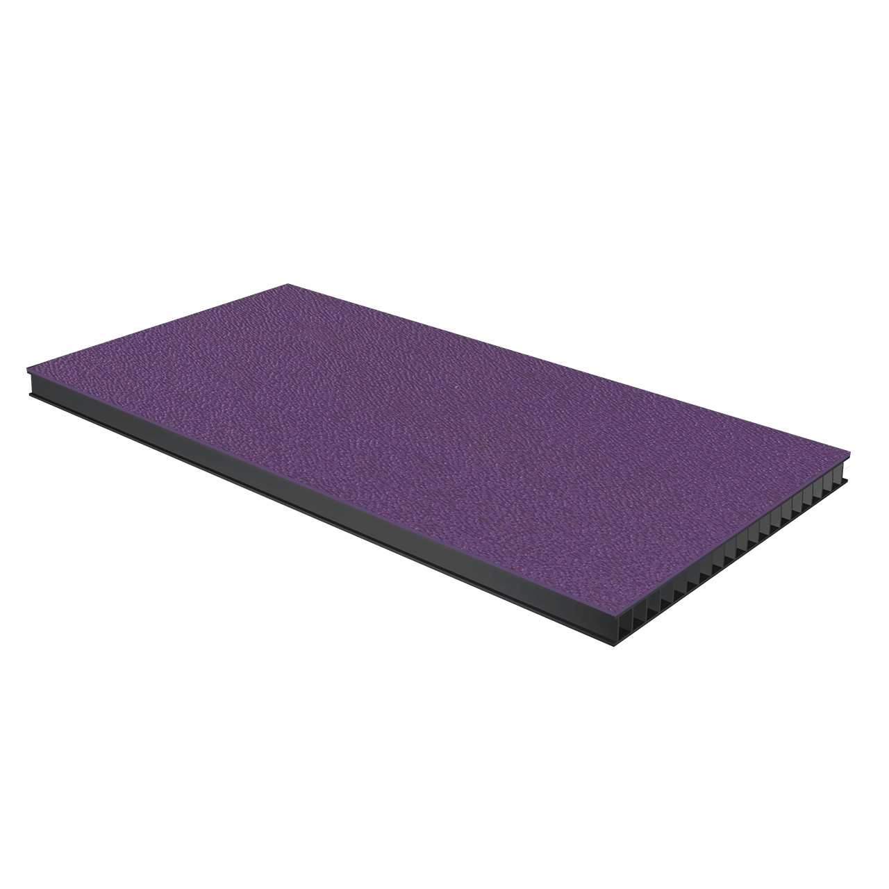 3/8" Corrugated Laminate - Purple